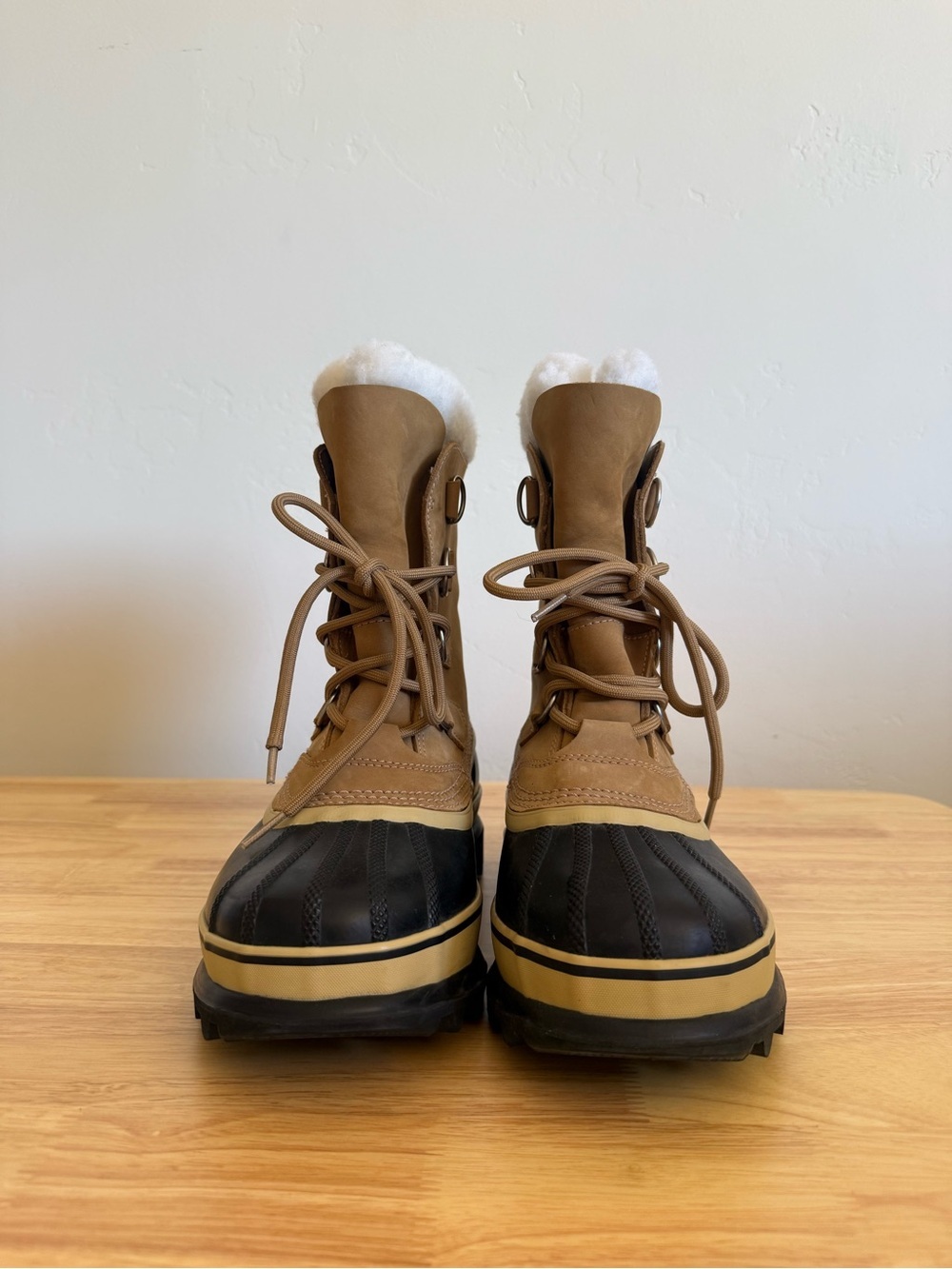 Sorel Caribou Waterproof Winter Snow Boots Camel Tan Women’s Size 7